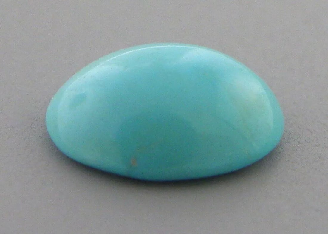 1.99ct NATURAL UNTREATED CABOCHON LOOSE TURQUOISE OVAL 10x8mm (1 of 2)