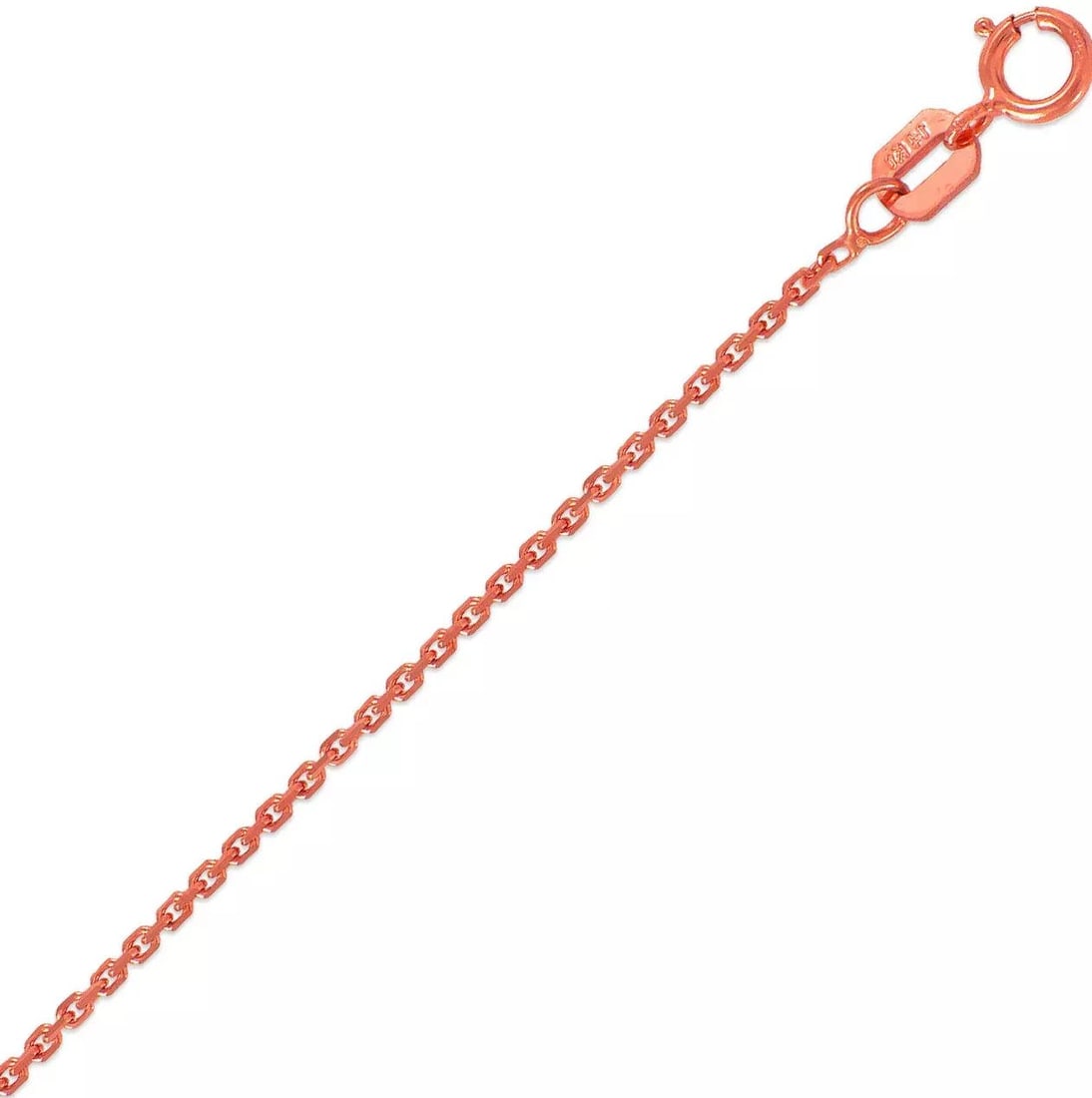 NEW 14K ROSE GOLD CABLE CHAIN NECKLACE (1 of 2)