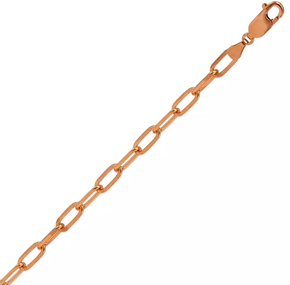 NEW 14K ROSE GOLD FORZATA BRACELET: NEW 14K ROSE GOLD FORZATA BRACELET 14K Rose Gold Approx. 120 Gauge (4.5mm Wide) High Polished Lobster Lock Available in Yellow and White Gold