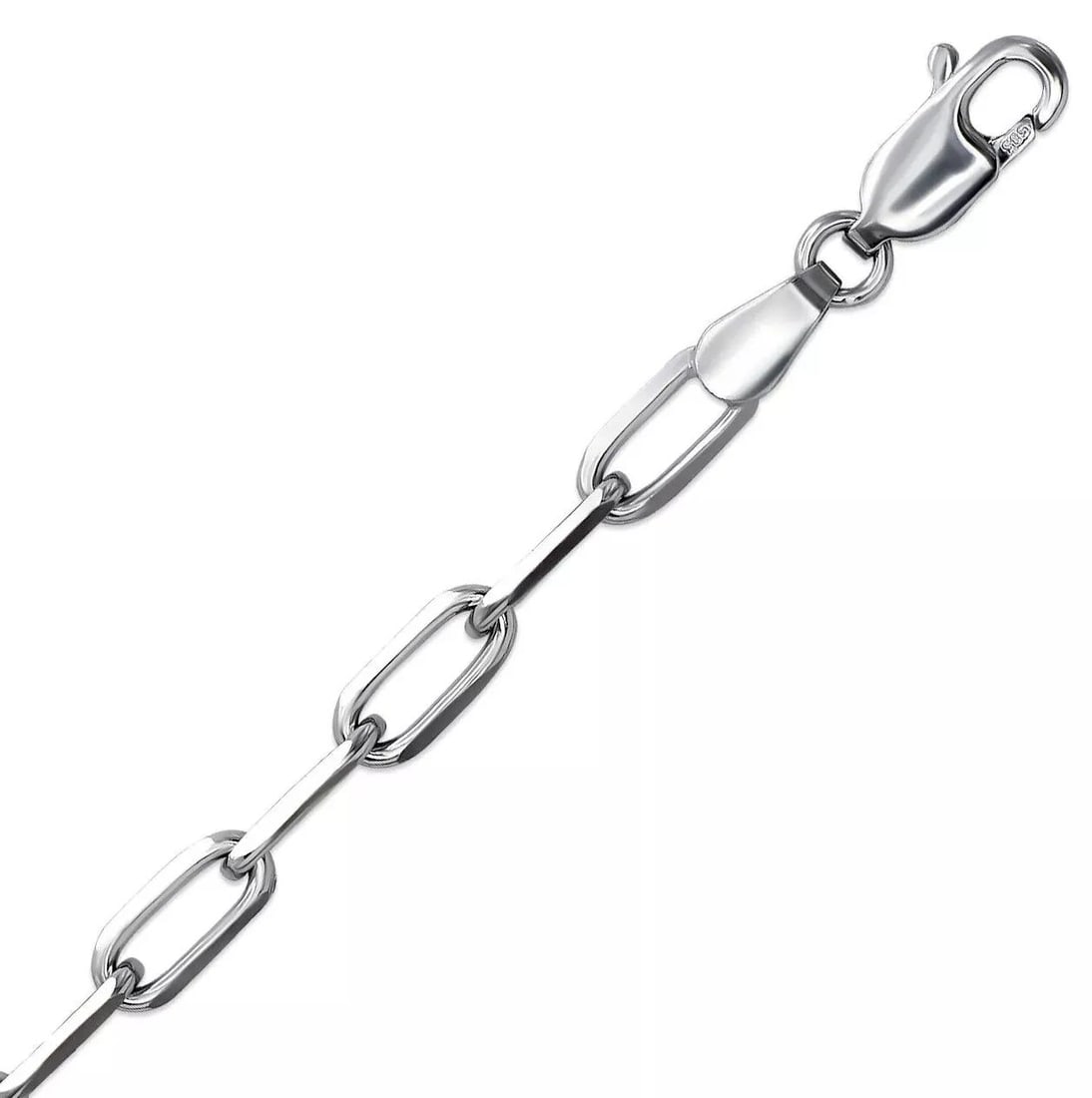 NEW 14K WHITE GOLD FORZATA CHAIN NECKLACE: NEW 14K WHITE GOLD FORZATA CHAIN NECKLACE 14K White Gold Apx Weight 3.0mm 18" = 6.8g 3.5mm 18" = 10.5g 4.5mm 18" = 15.1g High Polished Lobster Lock Available in Yellow and Rose Gold