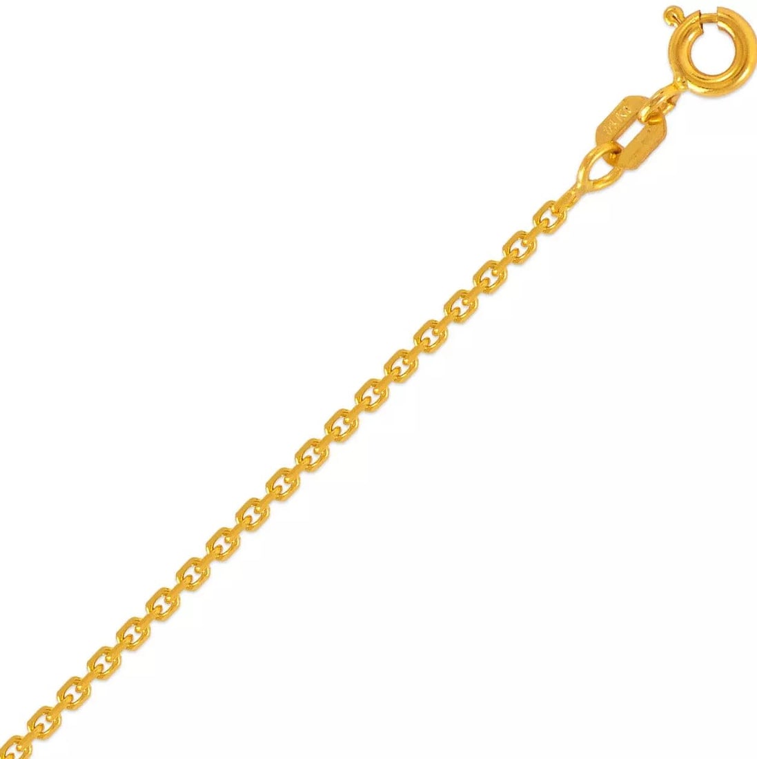 NEW 14K YELLOW GOLD CABLE CHAIN NECKLACE (1 of 2)