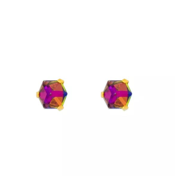NEW 14K YELLOW GOLD DISCO BALL CZ STUD EARRINGS: NEW 14K YELLOW GOLD DISCO BALL CZ STUD EARRINGS 14K Yellow Gold Approx. 6x6mm Cubic Zirconia Screw Backing Weight: 2.0 Grams