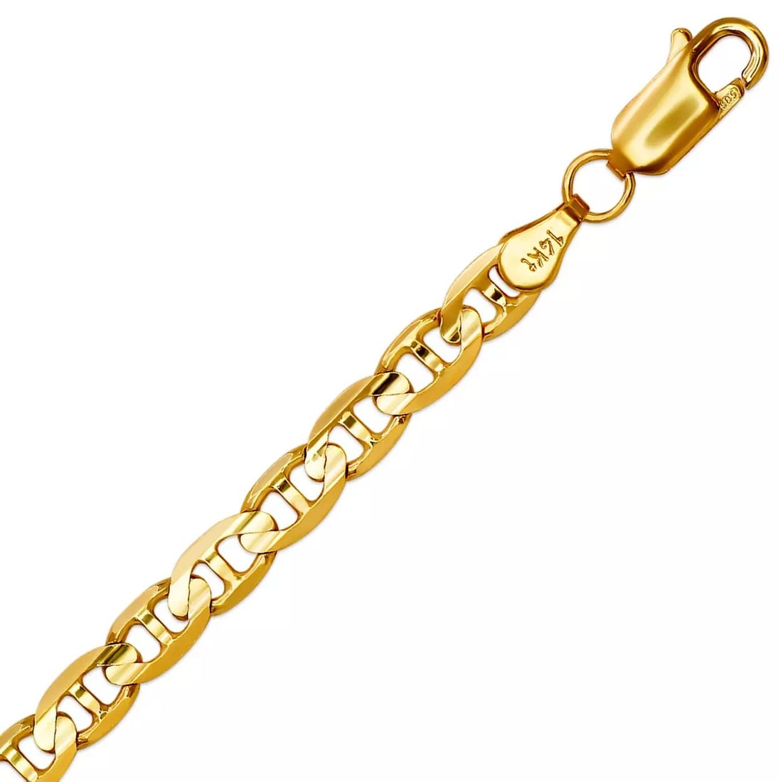NEWK YELLOW GOLD GUCCI CONCAVE CHAIN NECKLACE: NEWK YELLOW GOLD GUCCI CONCAVE CHAIN NECKLACE 14K Yellow Gold Apx Weight 2.2mm 18" = 4.2g 3.0mm 18" = 8.9g 4.0mm 18" = 10.9g 5.0mm 18" = 17.4g 5.9mm 18" = 4.0g 6.8mm 18" = 4.0g 8.2mm 18" = 4.0g High P