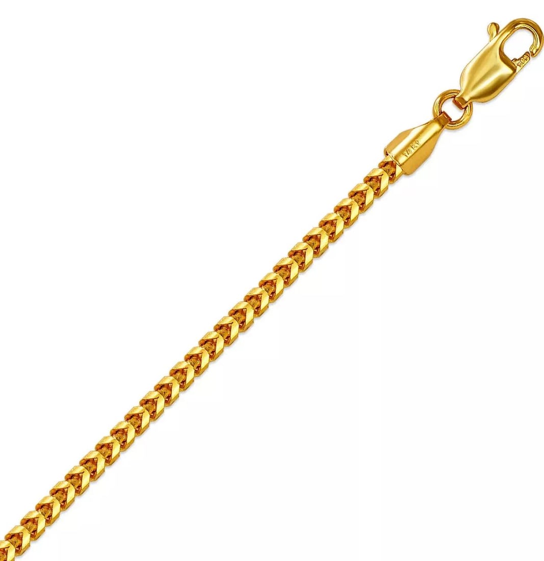 NEW 14K YELLOW GOLD FRANCO CHAIN (1 of 2)