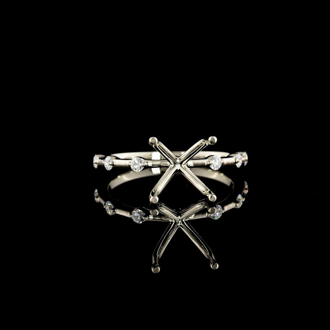 LAB-GROWN 3.15 CARAT ROUND E-VS1 DIAMOND 18K WHITE GOLD SOLITAIRE DIAMOND SHANK: LAB-GROWN 3.15 CARAT ROUND E-VS1 DIAMOND 18K WHITE GOLD SOLITAIRE DIAMOND SHANK Title: High-quality Brand-New Echo Friendly Elegant Lab-Grown 3.15 Carat Round E-VS1 Diamond 18K White Gold Solitaire Di