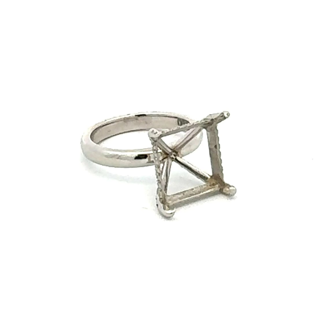 0.18 CARAT ROUND BRILLIANT F SI1 DIAMOND PLATINUM SEMI MOUNT RING: 0.18 CARAT ROUND BRILLIANT F SI1 DIAMOND PLATINUM SEMI MOUNT RING 18K 0.18 Carat Round Brilliant F SI1 Diamond Platinum Semi Mount Ring 18k Semi-Mount Engagement Ring Details Department Unisex Adults