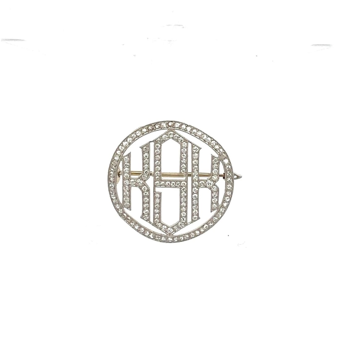 3.40 CARAT ROUND BRILLIANT G SI1 DIAMOND 18 KARAT WHITE GOLD PIN BROOCH: 3.40 CARAT ROUND BRILLIANT G SI1 DIAMOND 18 KARAT WHITE GOLD PIN BROOCH 3.40 CARAT ROUND BRILLIANT G SI1 DIAMOND 18 KARAT WHITE GOLD PIN BROOCH $2,180.00 PRODUCT DESCRIPTION Title: 3.40 Carat Round Br