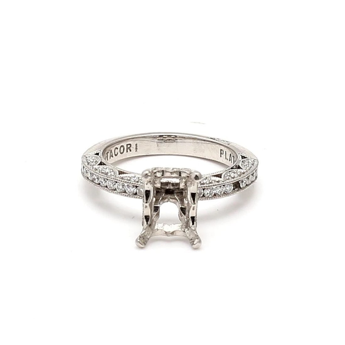 0.78 CARAT ROUND BRILLIANT G VS1 DIAMOND PLATINUM SEMI MOUNT RING: 0.78 CARAT ROUND BRILLIANT G VS1 DIAMOND PLATINUM SEMI MOUNT RING 0.78 Carat Round Brilliant G VS1 Diamond Platinum Semi Mount Ring 950 Semi-Mount Engagement Ring Details Department Unisex Adults Main