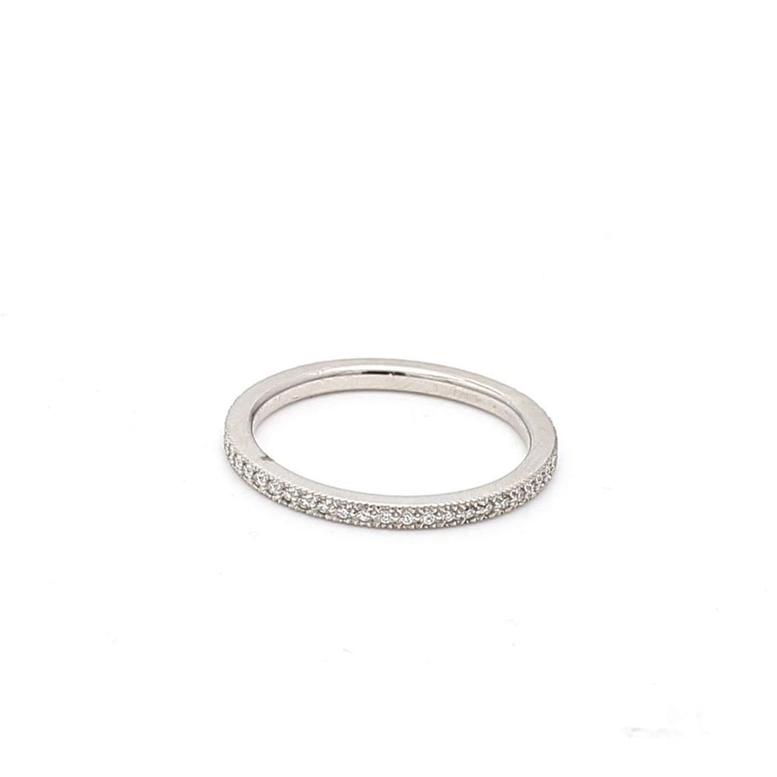 TIFFANY & CO 0.49 CARAT ROUND BRILLIANT G VS2 DIAMOND PLATINUM BAND RING: TIFFANY & CO. 0.49 CARAT ROUND BRILLIANT G VS2 DIAMOND PLATINUM BAND RING Tiffany & Co. Tiffany & Co. 0.49 Carat Round Brilliant G VS2 Diamond Platinum Band Ring Details Department Unisex Adults Main