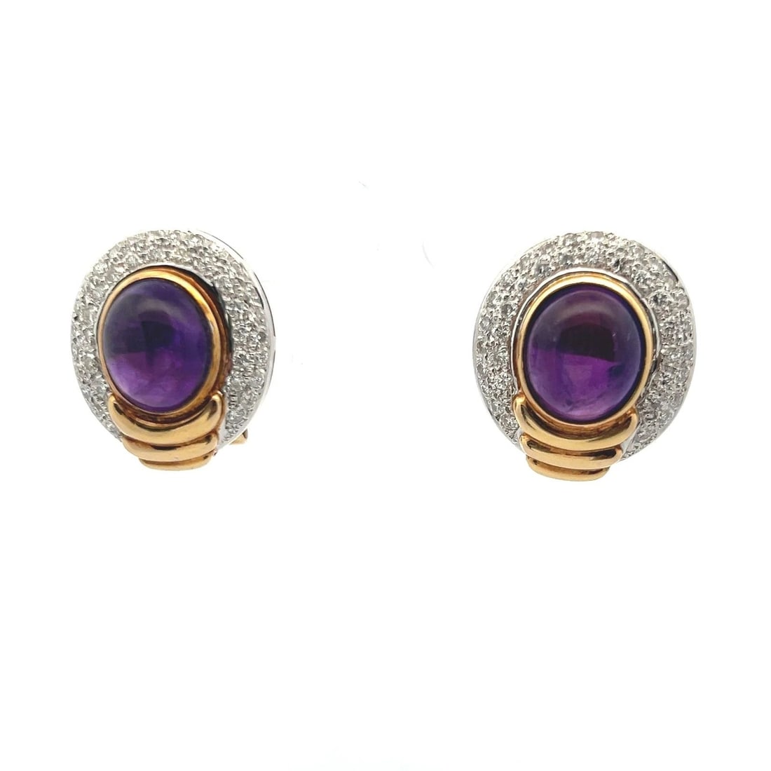 6.30 CARAT AMETHYSTS 0.95 CARAT ROUND DIAMOND 14K YG CLIP ON EARRINGS: 6.30 CARAT AMETHYSTS 0.95 CARAT ROUND DIAMOND 14K YG CLIP ON EARRINGS 6.30 Carat Amethysts 0.95 Carat Round Diamond 14K Yellow Gold Clip On Earrings 6.3 Carat AMET Details Department Unisex Adults Mai