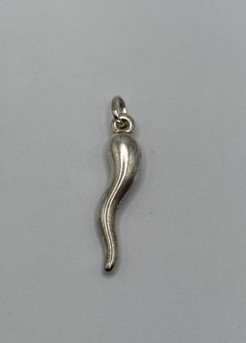 HORN ITALIAN STERLING SILVER PENDANT 925: HORN ITALIAN STERLING SILVER PENDANT 925 Not Found