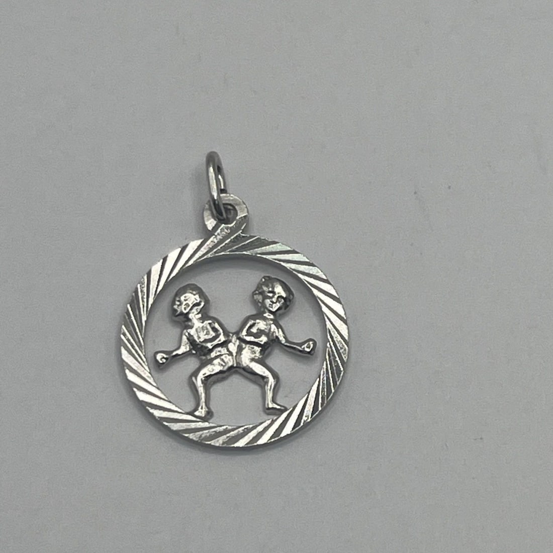 GEMINI STERLING SILVER CHARM (1 of 2)