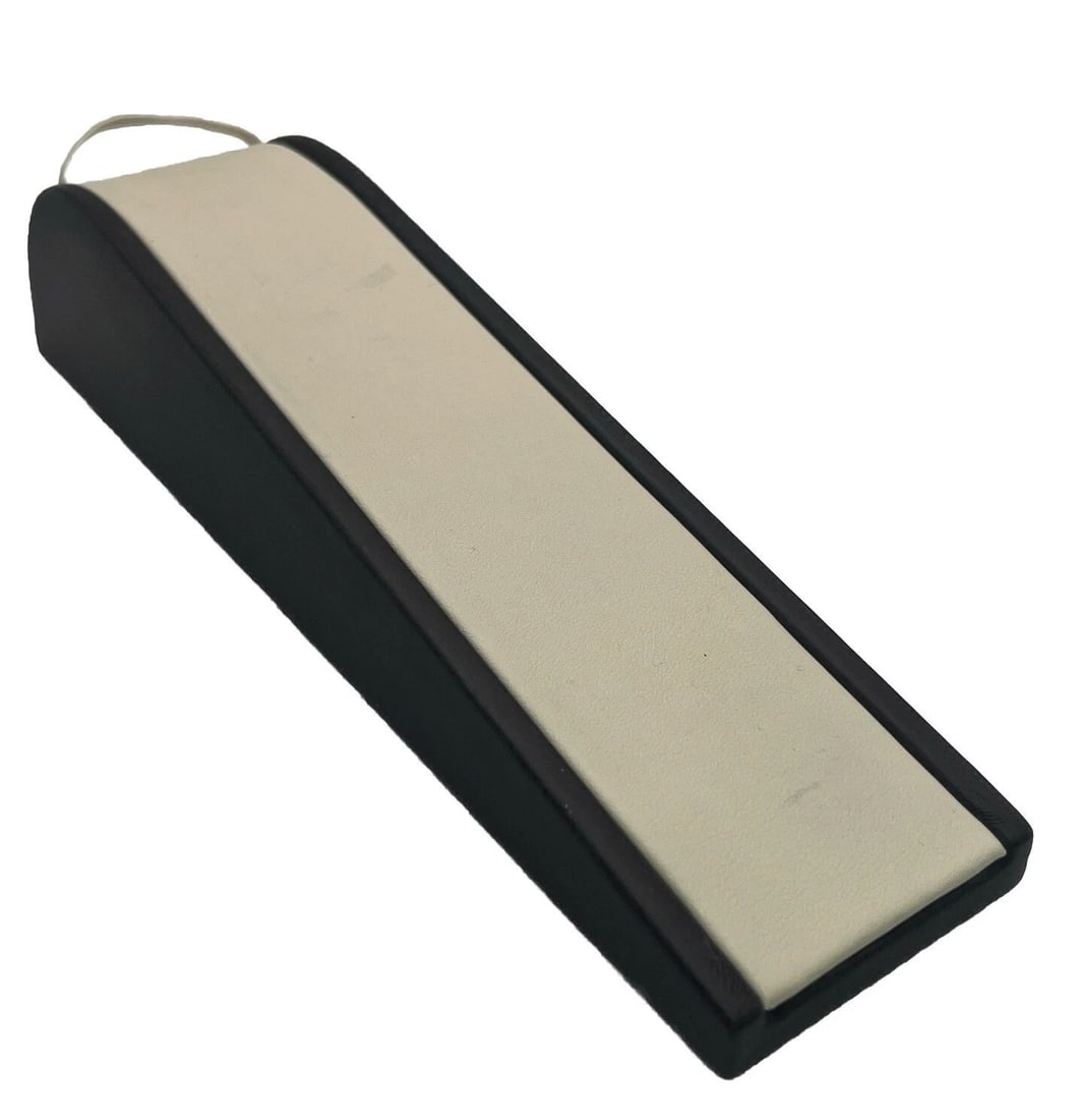 LEATHERETTE SINGLE BRACELET DISPLAY RAMP: LEATHERETTE SINGLE BRACELET DISPLAY RAMP This Leatherette Single Bracelet Display Ramp is the perfect solution for showcasing your bracelets in a stylish and elegant manner. Crafted from high-quality