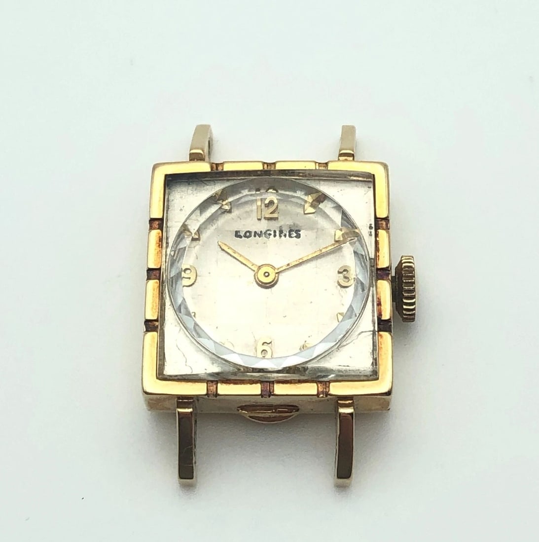 14K SOLID GOLD VINTAGE LOGINES WOMEN'S WATCH (NO BAND): 14K SOLID GOLD VINTAGE LOGINES WOMEN'S WATCH (NO BAND) 14k Gold vintage LOGINES Watch You are bidding on a 14k Gold vintage LOGINES Watch. The watch has been fully checked and inspected by our in hous