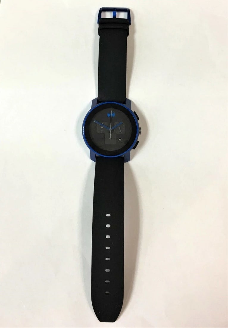 MEN'S MOVADO BOLD BLUE ION-PLATED WATCH MB.01.1.22.6059 44MM (1 of 2)