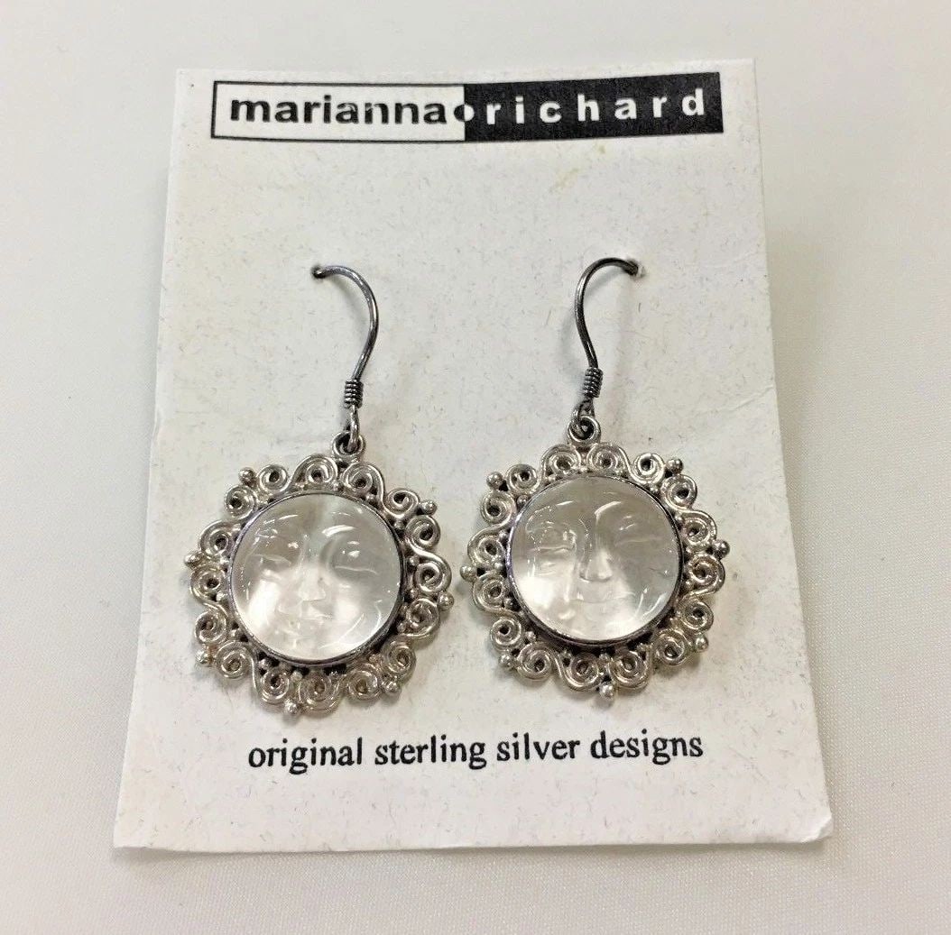 SAJEN STERLING SILVER EARRINGS WITH FACES (1 of 2)