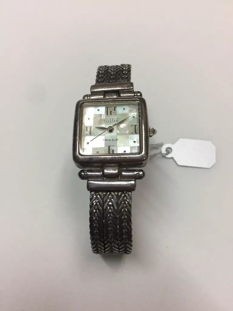 ECCLISSI STERLING SILVER CASE MOP DIAL LADIES WATCH SR6265W (1 of 2)