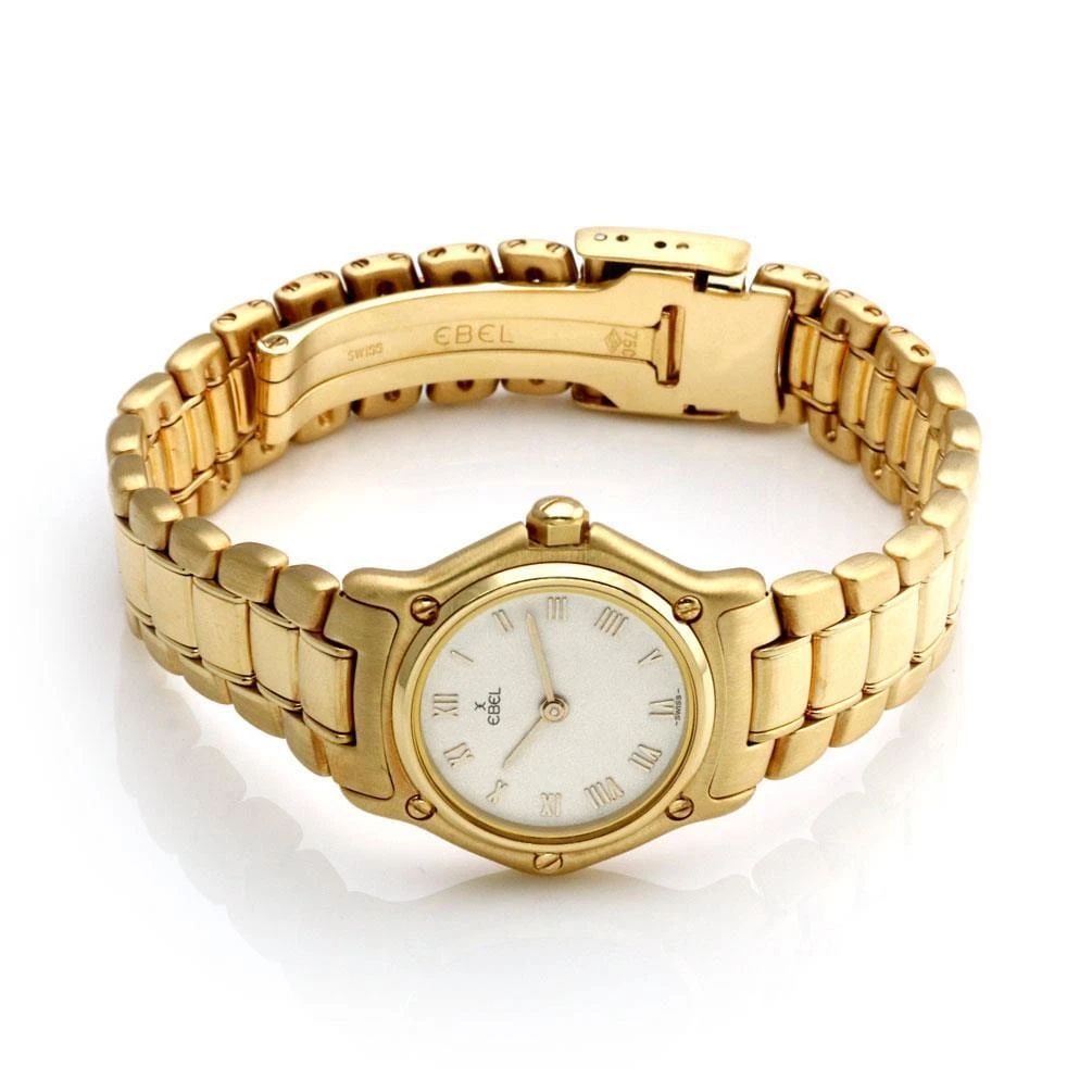 EBEL CLASSIC 18K YELLOW GOLD 20MM LADIES QUARTZ WRIST WATCH 866902X: EBEL CLASSIC 18K YELLOW GOLD 20MM LADIES QUARTZ WRIST WATCH 866902X EBEL CLASSIC 18K YELLOW GOLD 20MM LADIES QUARTZ WRIST WATCH 866902X Ebel Classic 18k Yellow Gold 20mm Ladies Quartz Wrist Watch 8669