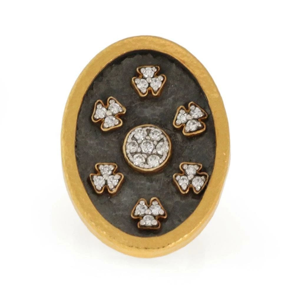 GURHAN DIAMOND 24K HAMMERED GOLD LARGE OVAL RING SIZE 5.75: GURHAN DIAMOND 24K HAMMERED GOLD LARGE OVAL RING SIZE 5.75 GURHAN DIAMOND 24K HAMMERED GOLD LARGE OVAL RING SIZE 5.75 Gurhan Diamond 24k Hammered Gold Large Oval Ring Size 5.75 Description This is a g