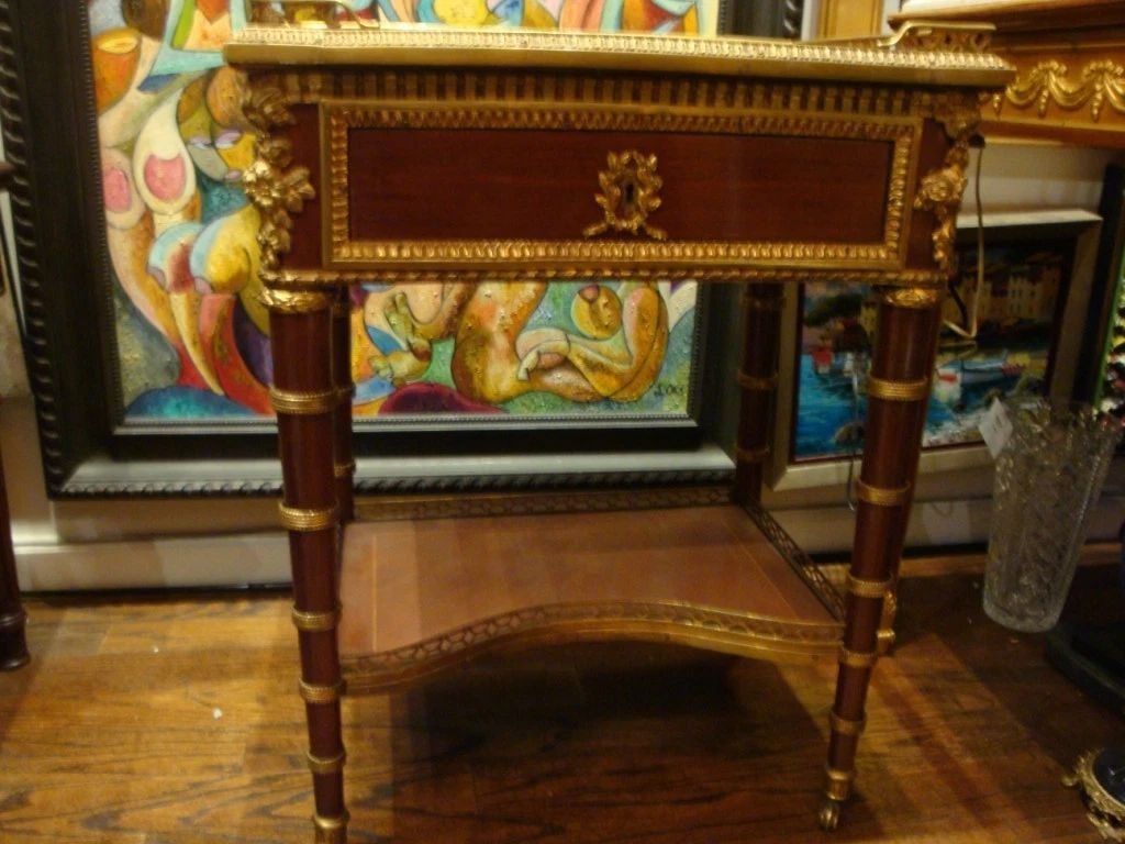 BEST OFFERS!! LOUIS XVI FRENCH BRONZE MOUNT MAHOGANY TABLE CHRISTIES (1 of 2)