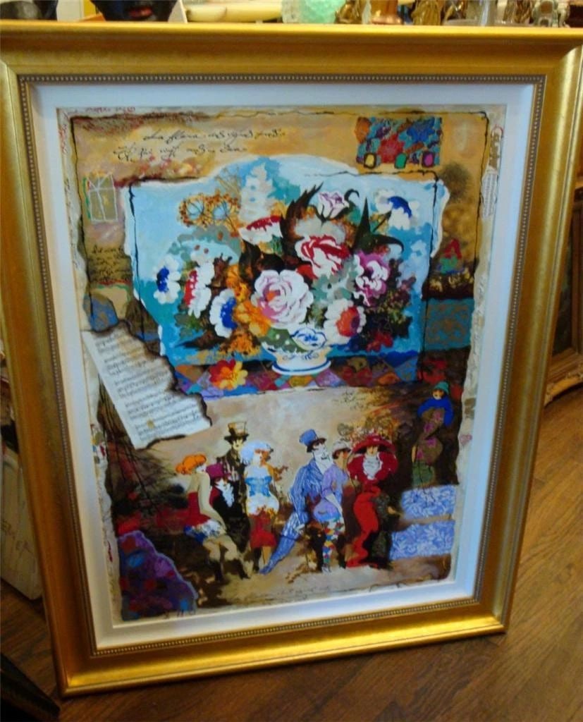 LOVELY DLX FRAMED MIXED MEDIA PAINTING ALEXANDER WISSOTZKY: LOVELY DLX FRAMED MIXED MEDIA PAINTING ALEXANDER WISSOTZKY BUY NOW B4 GOES! RARE LOVELY DLX FRAMED MIXED MEDIA PAINTING ALEXANDER WISSOTZKY Search Last Call