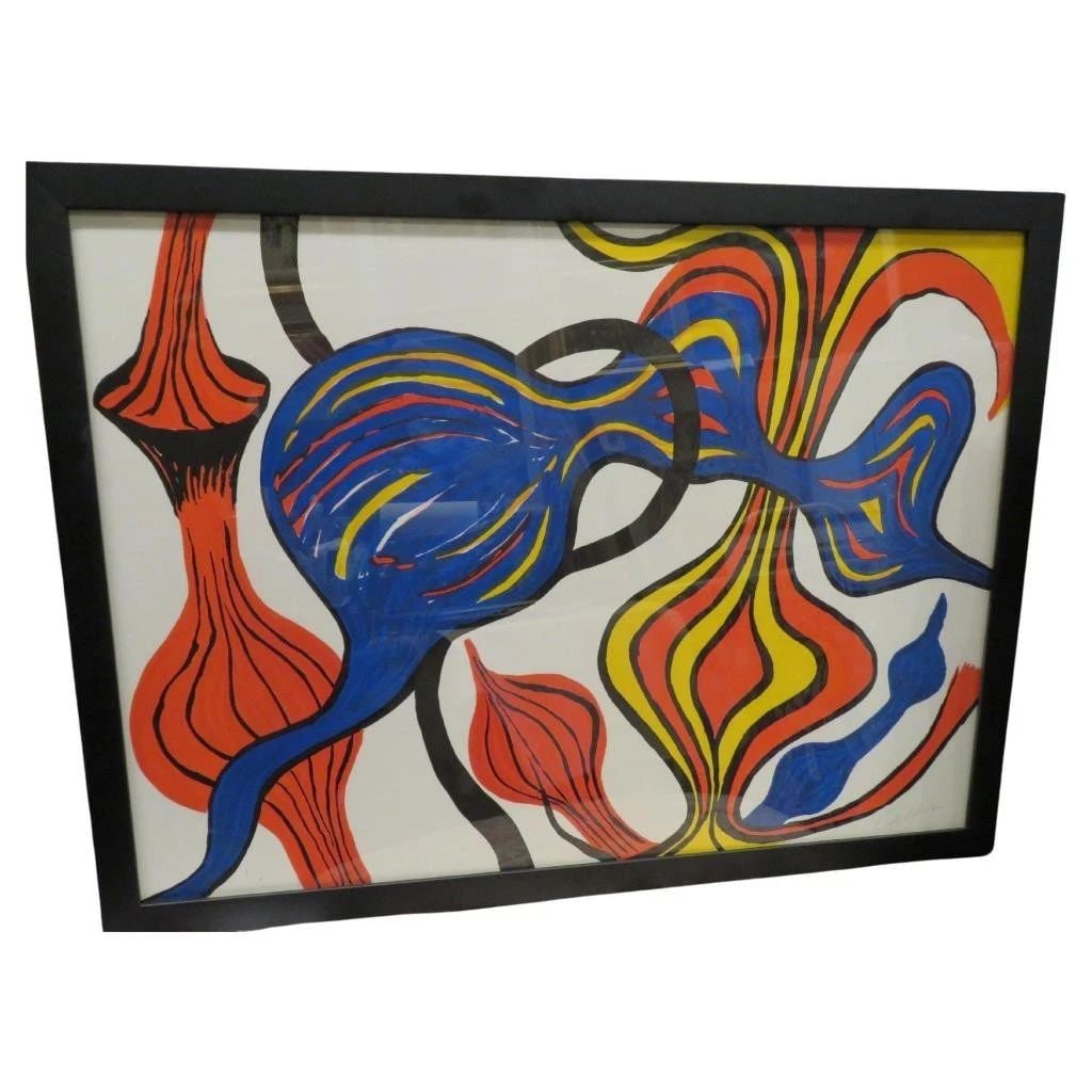ORIGINAL ALEXANDER CALDER LIMITED EDITION LITHOGRAPH: ORIGINAL ALEXANDER CALDER LIMITED EDITION LITHOGRAPH SPECIAL!! $25,000 IMPORTANT ORIGINAL ALEXANDER CALDER LIMITED EDITION LITHOGRAPH The Following Item we are Offering is AN EXTREMELY VERY RARE EXQUI