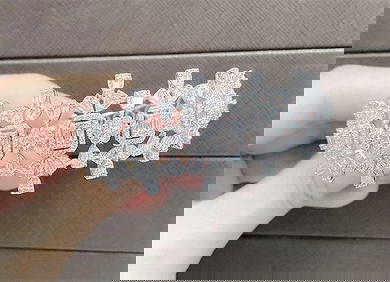 18KT 5CT FANCY GORGEOUS DIAMOND BANGLE BRACELET (1 of 2)