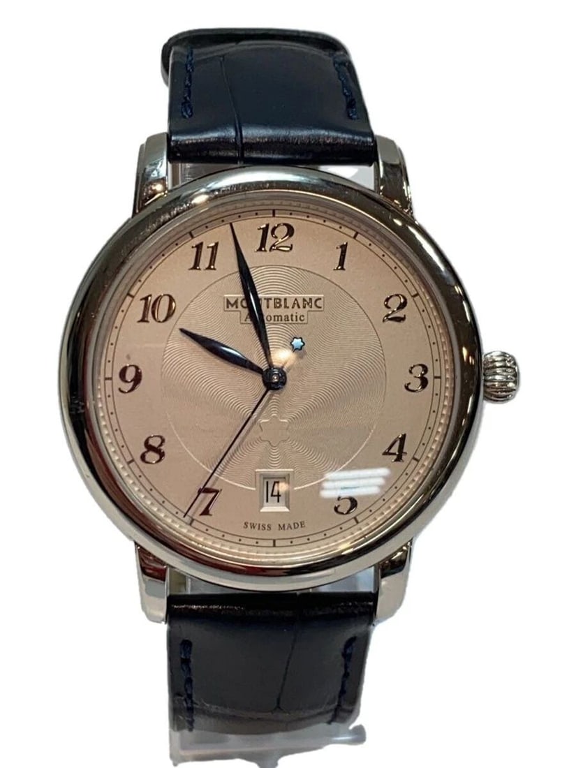 MONTBLANC STAR LEGACY 7439 MEN'S WATCH: MONTBLANC STAR LEGACY 7439 MEN'S WATCH MONTBLANC STAR LEGACY 7439 MEN'S WATCH Item Description Condition: Used (B grade) Slight signs of wear Product Details Model Number: 7439 Material: Leather Dimen