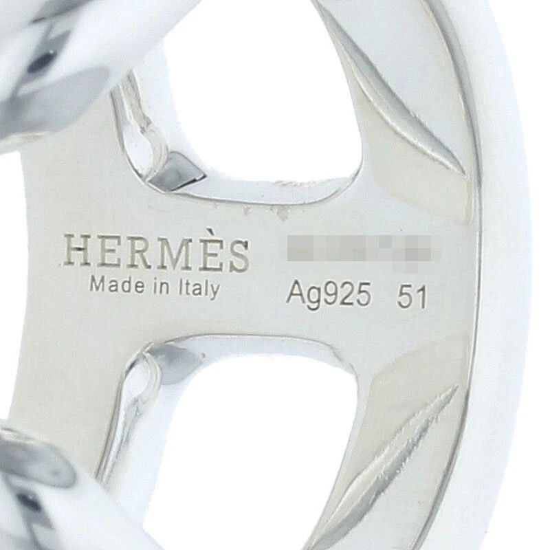 HERMÈS OSMOSE PM SILVER 12.22G US SIZE NO. 5-5.5 RINGS: HERMÈS OSMOSE PM SILVER 12.22G US SIZE NO. 5-5.5 RINGS HERMÈS OSMOSE PM SILVER 12.22G US SIZE NO. 5-5.5 RINGS Item Description Description of Item brand HERMES color Silver material 925 US Size No.