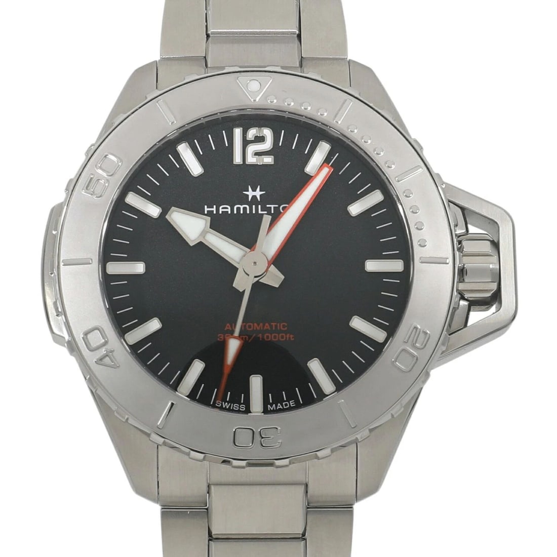 HAMILTON KHAKI NAVY OPEN WATER AUTOMATIC H77815130 MEN'S WATCH (1 of 2)