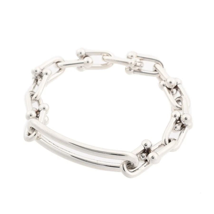 TIFFANY & CO. HARDWEAR CHAIN SILVER 925 LENGTH 16CM BRACELET PRE OWNED (1 of 2)