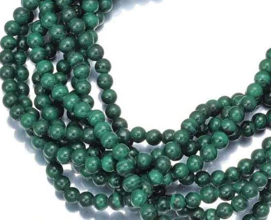 TIFFANY & CO. 8-STRAND MALACHITE SILVER 925 LENGTH 42CM NECKLACE PRE OWNED B0929 (1 of 2)