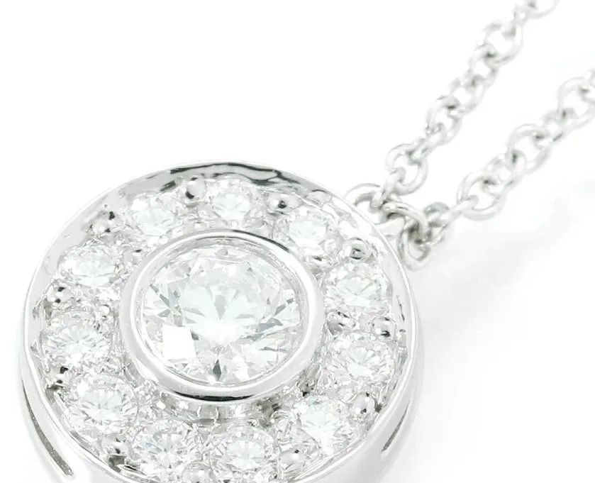 TIFFANY & CO. CIRCLET DIAMOND PLATINUM LENGTH 40CM NECKLACE PRE OWNED: TIFFANY & CO. CIRCLET DIAMOND PLATINUM LENGTH 40CM NECKLACE PRE OWNED Item Description Brand]TIFFANY & Co. [Product Name]Tiffany Circlet Necklace[Size]Top design size: Approx. 8.5 x 8.5 mmChain length