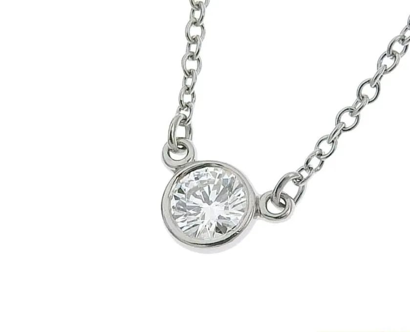 TIFFANY & CO. BY THE YARD PT950 DIAMOND LENGTH 42CM NECKLACE PRE OWNED (1 of 2)