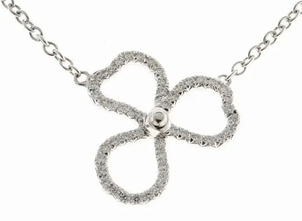 TIFFANY & CO. FLOWER OPEN DIAMOND PT950 LENGTH 41CM NECKLACE PRE OWNED: TIFFANY & CO. FLOWER OPEN DIAMOND PT950 LENGTH 41CM NECKLACE PRE OWNED Item Description Brand...Tiffany & Co. Product Name...Paper Flower Open Diamond Necklace Material...PT 950 Platinum x Diamond????