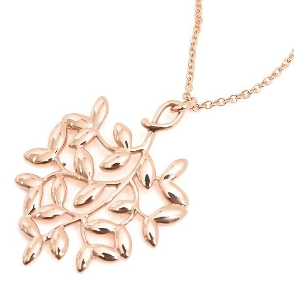TIFFANY & CO. OLIVE LEAF K18 PINK GOLD LENGTH 46CM NECKLACE PRE OWNED: TIFFANY & CO. OLIVE LEAF K18 PINK GOLD LENGTH 46CM NECKLACE PRE OWNED TIFFANY & CO. OLIVE LEAF K18 PINK GOLD LENGTH 46CM NECKLACE PRE OWNED Item Description Brand Tiffany & Co. Product name Olive Leaf