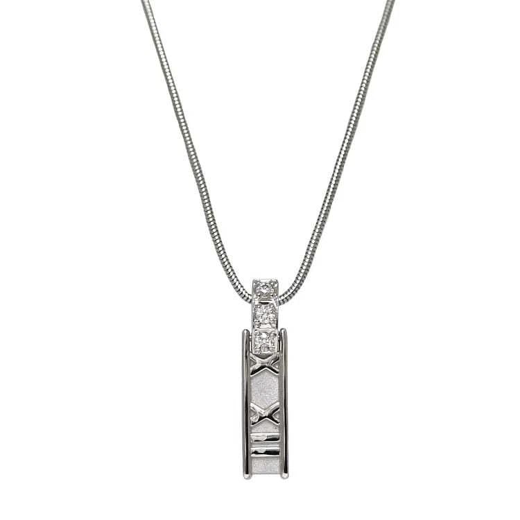 TIFFANY & CO. ATLAS BAR K18 WHITE GOLD DIAMOND L:40CM NECKLACE PRE OWNED: TIFFANY & CO. ATLAS BAR K18 WHITE GOLD DIAMOND L:40CM NECKLACE PRE OWNED TIFFANY & CO. ATLAS BAR K18 WHITE GOLD DIAMOND L:40CM NECKLACE PRE OWNED Item Description Description of Item Product name Atla