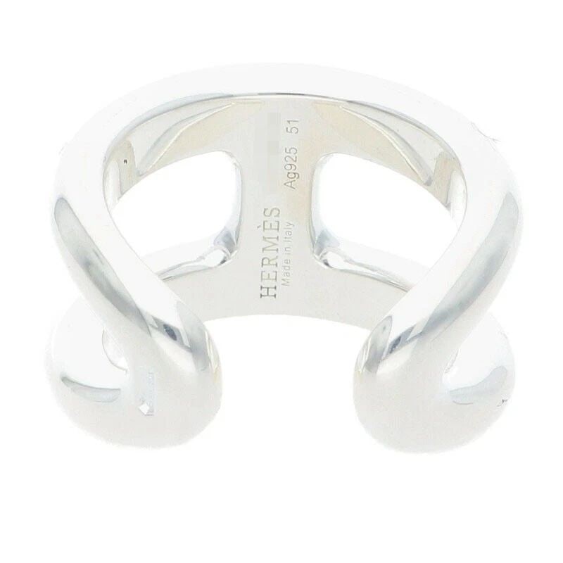 HERMÈS OSMOSE PM SILVER 12.14G US SIZE NO. 5-5.5 RINGS: HERMÈS OSMOSE PM SILVER 12.14G US SIZE NO. 5-5.5 RINGS HERMÈS OSMOSE PM SILVER 12.14G US SIZE NO. 5-5.5 RINGS Item Description Description of Item brand HERMES color Silver material 925 US Size No.