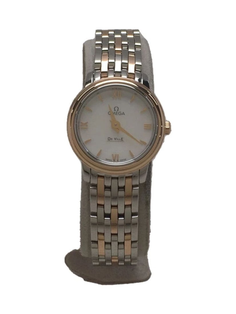 OMEGA DE VILLE QUARTZ WOMEN'S WATCH: OMEGA DE VILLE QUARTZ WOMEN'S WATCH Item Description Condition: Used (B) Slight signs of use Product Details Model Number: - Dimensions (cm): Case Height: 2.8cm Case Width: 2.6cm Dial Height: 2.5cm Di