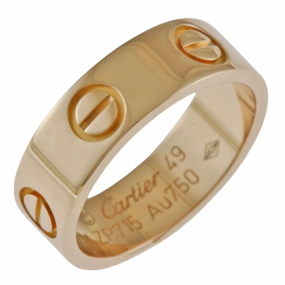 CARTIER LOVE RING US SIZE NO. 5 K18 PINK GOLD RING: CARTIER LOVE RING US SIZE NO. 5 K18 PINK GOLD RING Item Description Description of Itembrand CARTIER/Cartiersubject Women'scolor Gold x Pink Goldline LoveSeason All seasonsMaterial (base metal) 18k pi