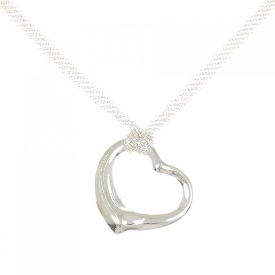 TIFFANY & CO. OPEN HEART 925 SILVER LENGTH 73CM LADIES NECKLACE PRE OWNED B0927 (1 of 2)