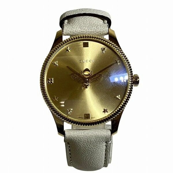 GUCCI G-TIMELESS YA1264180 QUARTZ UNISEX WATCH: GUCCI G-TIMELESS YA1264180 QUARTZ UNISEX WATCH Item Description [Brand] Gucci[Product Name] G Timeless[Model Number] YA1264180[Serial Number] 18467060[Movement] Quartz[Material] Stainless Steel[Size]C