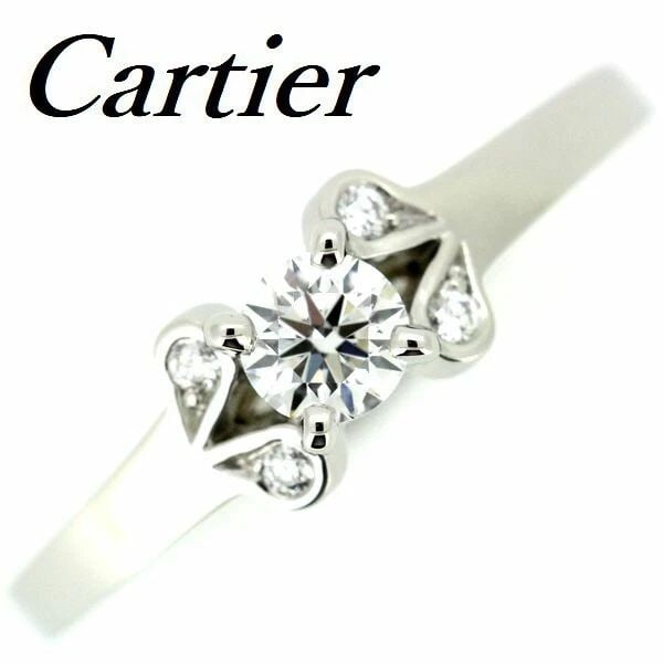 CARTIER BALLERINA DIAMOND 0.23CT PT950 #51 US SIZE NO. 5-5.5 RING PREOWNED: CARTIER BALLERINA DIAMOND 0.23CT PT950 #51 US SIZE NO. 5-5.5 RING PREOWNED Item Description Description of Item Weight: 0.23ct Color: D Clarity: VVS1 Cut: Excellent Polish: Excellent Symmetry: Excelle