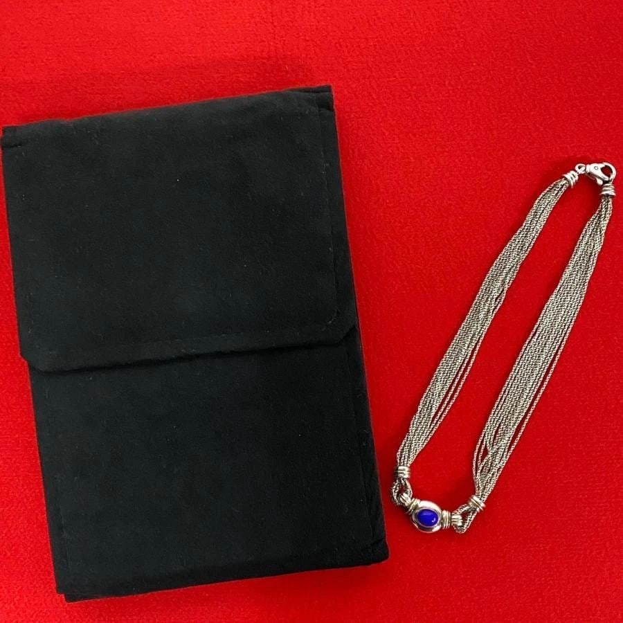 TIFFANY & CO. LAPIS LAZULI SILVER K14 GOLD LENGTH 42CM NECKLACE PRE OWNED B0921: TIFFANY & CO. LAPIS LAZULI SILVER K14 GOLD LENGTH 42CM NECKLACE PRE OWNED B0921 TIFFANY & CO. LAPIS LAZULI SILVER K14 GOLD LENGTH 42CM NECKLACE PRE OWNED Item Description Brand/Model TIFFANY&Co. Mater