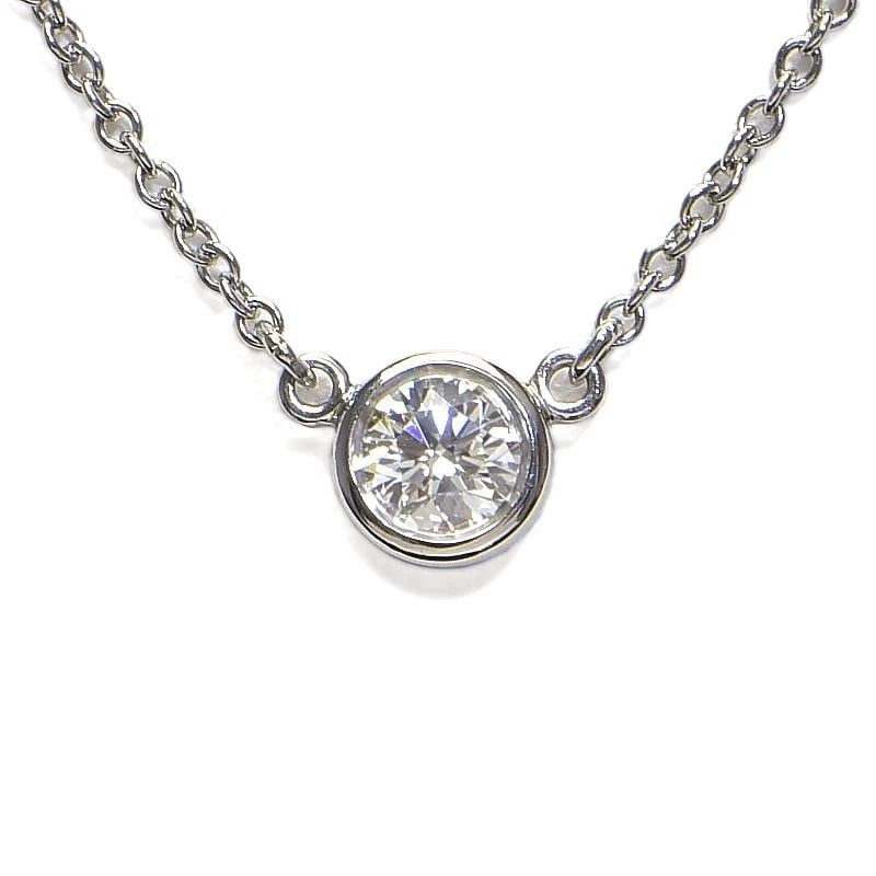 TIFFANY & CO. BY THE YARD PT950 DIAMOND LENGTH 40CM NECKLACE PRE OWNED: TIFFANY & CO. BY THE YARD PT950 DIAMOND LENGTH 40CM NECKLACE PRE OWNED TIFFANY & CO. BY THE YARD PT950 DIAMOND LENGTH 40CM NECKLACE PRE OWNED Item Description Brand: Tiffany & Co. Product Name: Elsa P