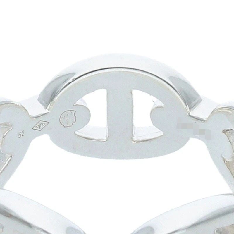 HERMÈS CHAINE D'ANCRE ENCHAINEE PM SILVER US SIZE NO. 6 RINGS PRE OWNED: HERMÈS CHAINE D'ANCRE ENCHAINEE PM SILVER US SIZE NO. 6 RINGS PRE OWNED HERMÈS CHAINE D'ANCRE ENCHAINEE PM SILVER US SIZE NO. 6 RINGS PRE OWNED Item Description Description of Item brand HERMES colo