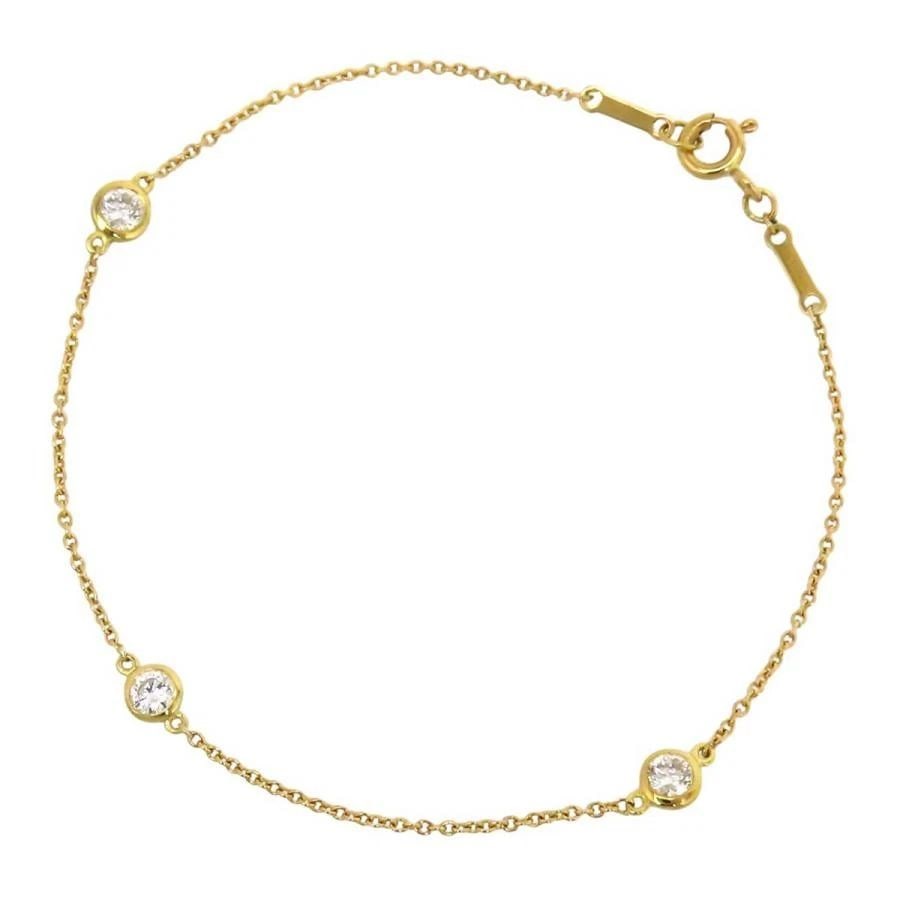 TIFFANY & CO. BY THE YARD DIAMOND K18YG LENGTH 17CM BRACELET PRE OWNED (1 of 2)