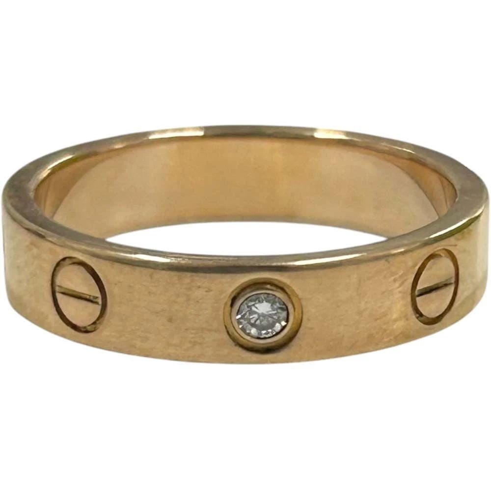 CARTIER LOVE RING K18 PINK GOLD US SIZE NO. 5-5.5 4.28G RING PRE OWNED (1 of 2)