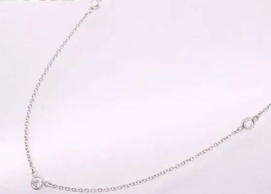 TIFFANY & CO. PERETTI BY THE YARD DIAMOND LENGTH 41.5CM NECKLACE PRE OWNED B0916: TIFFANY & CO. PERETTI BY THE YARD DIAMOND LENGTH 41.5CM NECKLACE PRE OWNED B0916 TIFFANY & CO. PERETTI BY THE YARD DIAMOND LENGTH 41.5CM NECKLACE PRE OWNED Item Description Brand : Tiffany & Co. [Mate