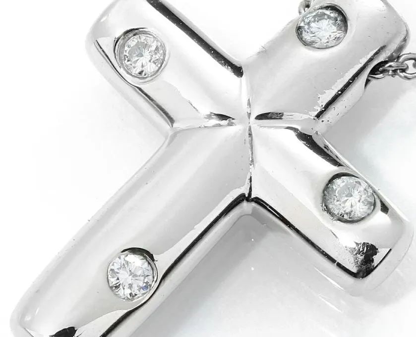 TIFFANY & CO. DOTS CROSS DIAMOND PT950 LENGTH 41CM NECKLACE PRE OWNED: TIFFANY & CO. DOTS CROSS DIAMOND PT950 LENGTH 41CM NECKLACE PRE OWNED TIFFANY & CO. DOTS CROSS DIAMOND PT950 LENGTH 41CM NECKLACE PRE OWNED Item Description [Brand] TIFFANY & Co. [Product Name] Tiffan